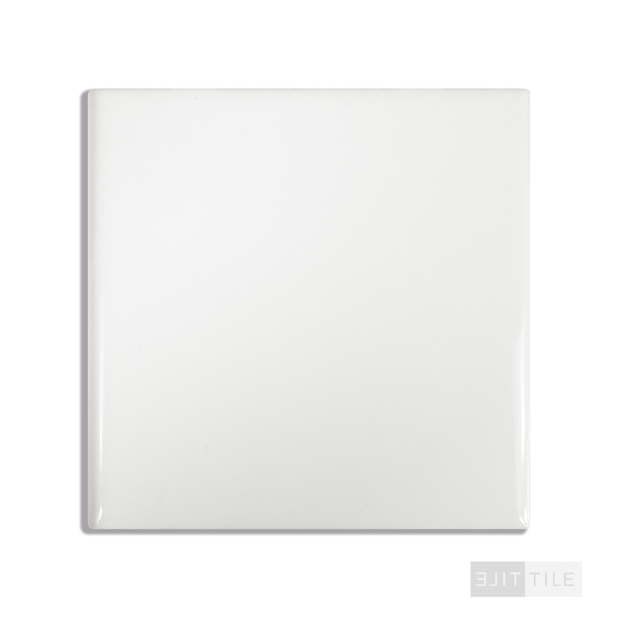 Color Wheel Classic Ceramic Bullnose 6X6 0190 Arctic White - Elit