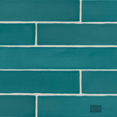 Farrier Ceramic Wall Tile 2.5X15 Blue Roan Satin