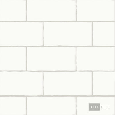 Farrier Ceramic Wall Tile 2.5X5 Cremello Satin