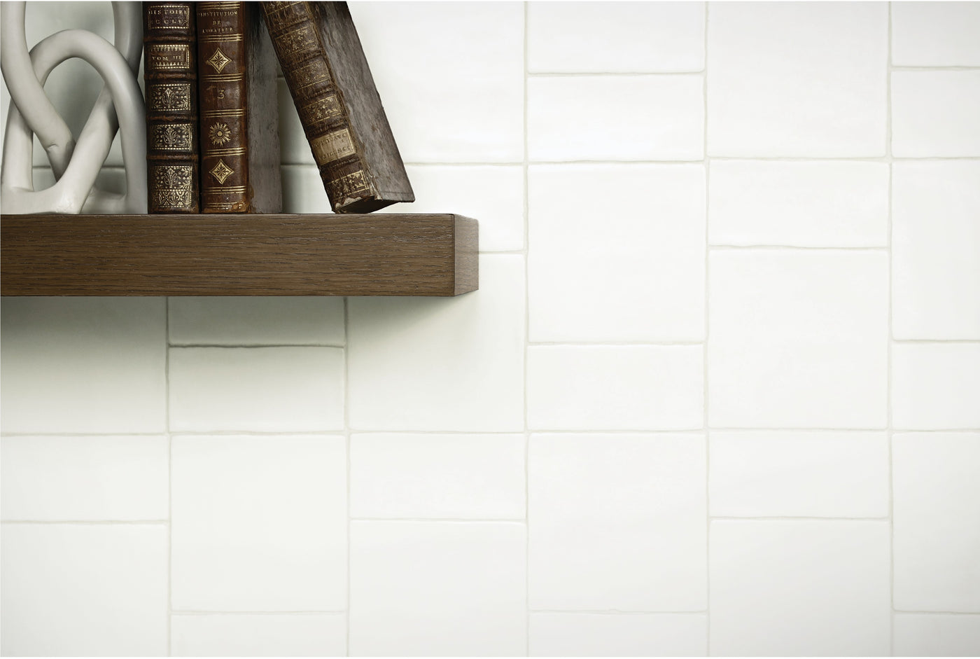 Farrier Ceramic Wall Tile 5X5 Cremello Satin