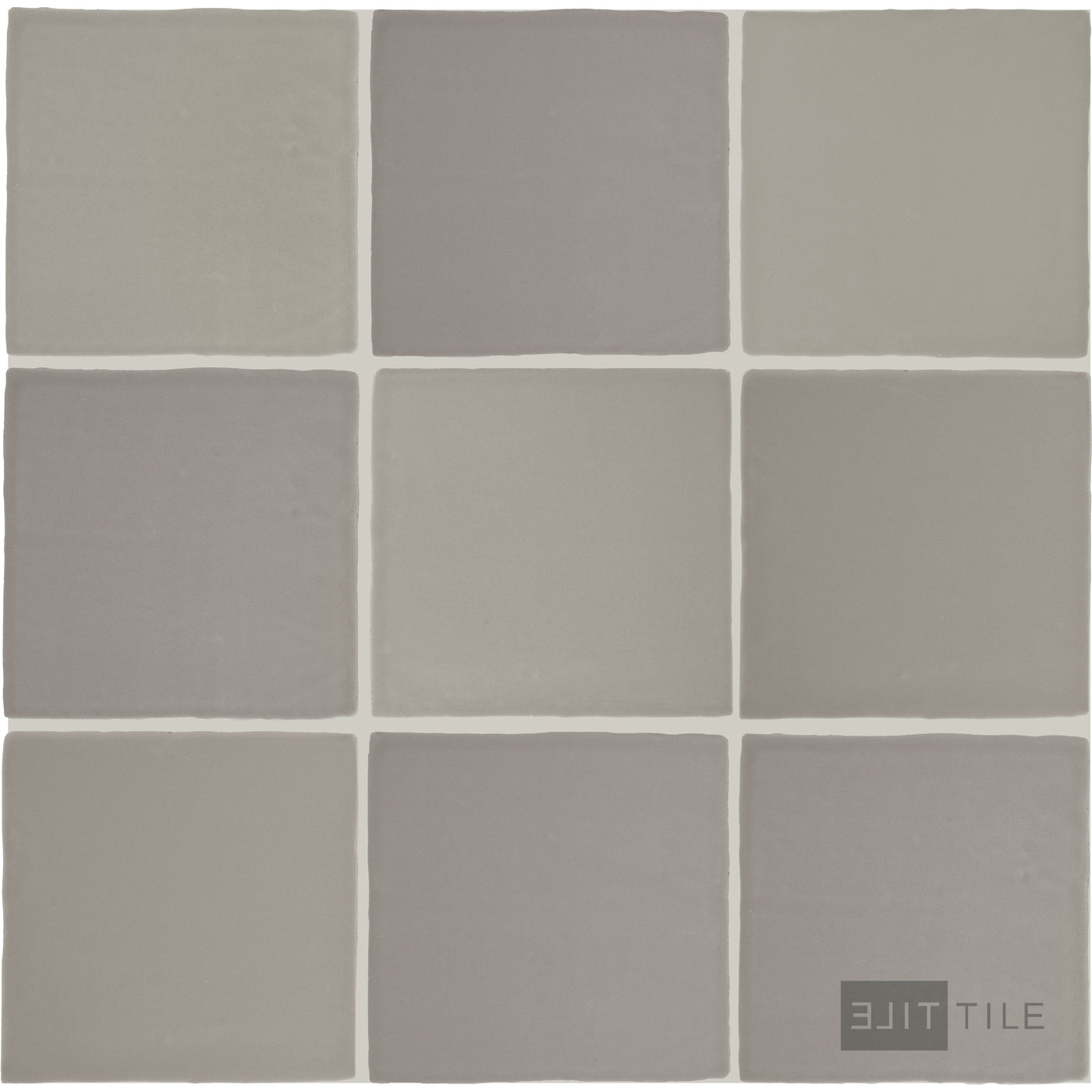 Farrier Ceramic Wall Tile 5X5 Dartmoor Grey Satin