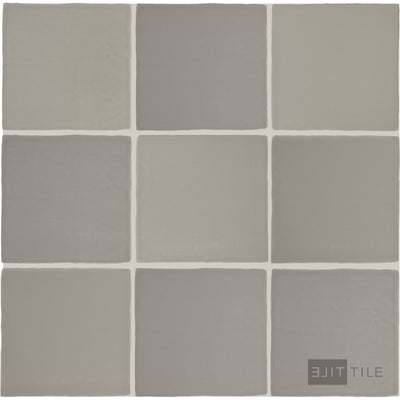 Farrier Ceramic Wall Tile 5X5 Dartmoor Grey Satin