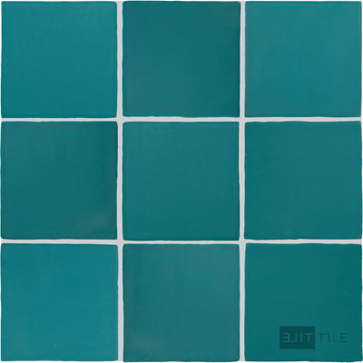 Farrier Ceramic Wall Tile 5X5 Blue Roan Satin