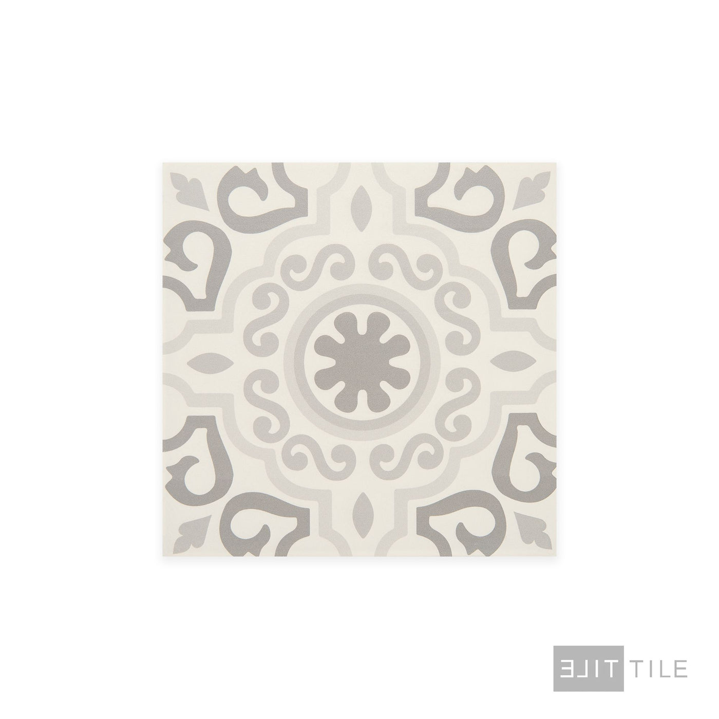 Memoir Ceramic Floor Tile 12X12 Crystal Grey Matte