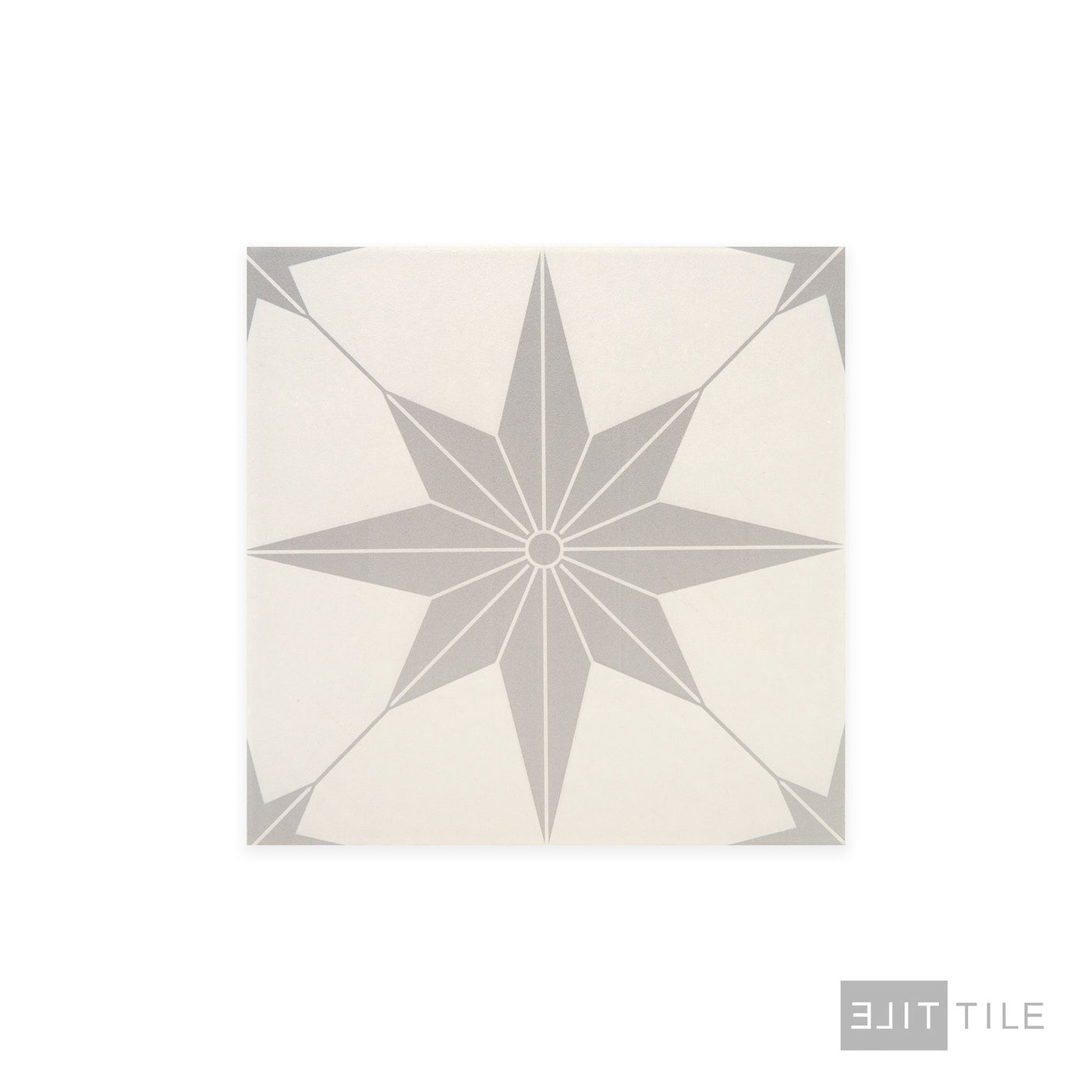 Memoir Ceramic Floor Tile 12X12 Jewel Grey Matte