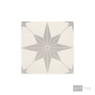 Memoir Ceramic Floor Tile 12X12 Jewel Grey Matte