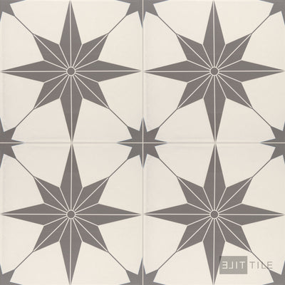 Memoir Ceramic Floor Tile 12X12 Jewel Black Matte