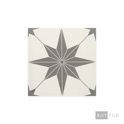 Memoir Ceramic Floor Tile 12X12 Jewel Black Matte