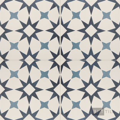 Memoir Ceramic Floor Tile 12X12 Cosmo Blue Matte