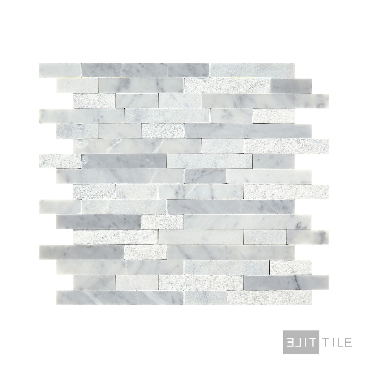 Minute Mosaix Natural Stone Mosaic 12X12 Carrara White