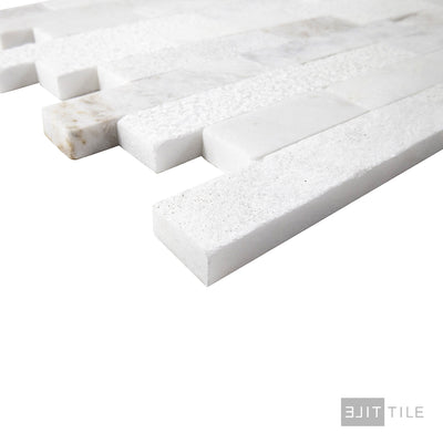 Minute Mosaix Natural Stone Mosaic 12X12 Carrara White