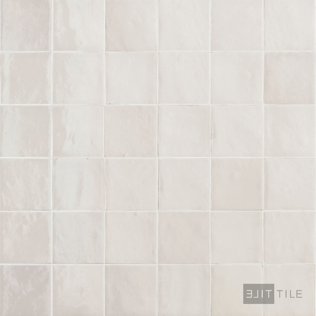 Zellige Neo 4X4 Gesso Glossy - Elit Tile