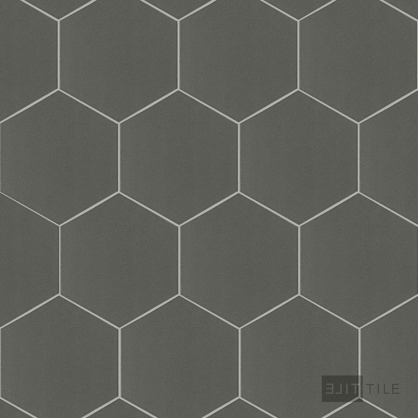 Inyo Floor Tile 8" Hex Olive Satin