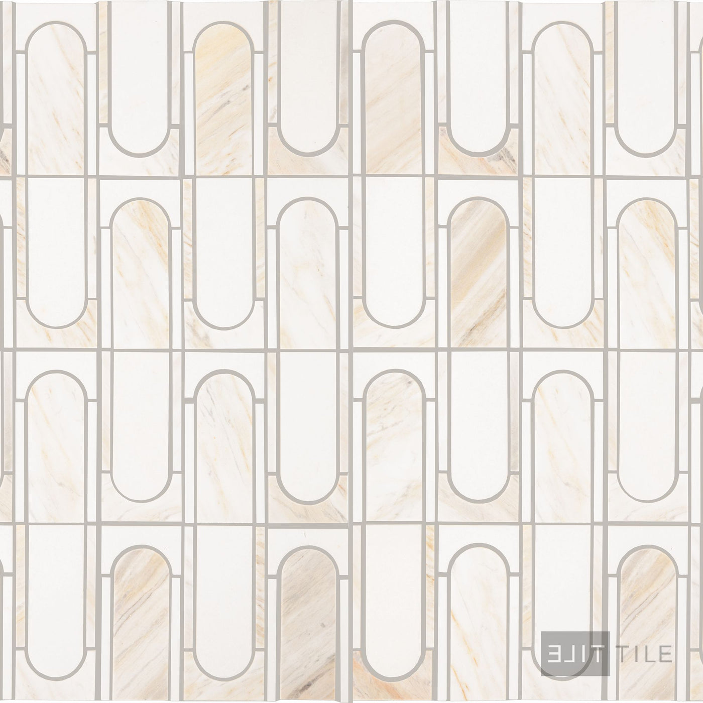 Perfit Mosaix Natural Stone Mosaic 18X12 Namaste & Thassos Polished