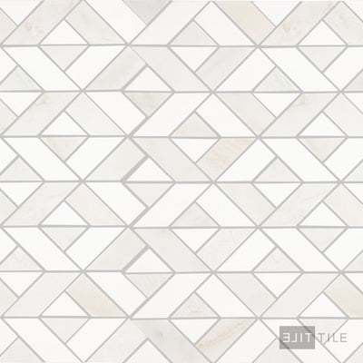 Perfit Mosaix Natural Stone Mosaic 18X12 Paradise & Thassos Polished