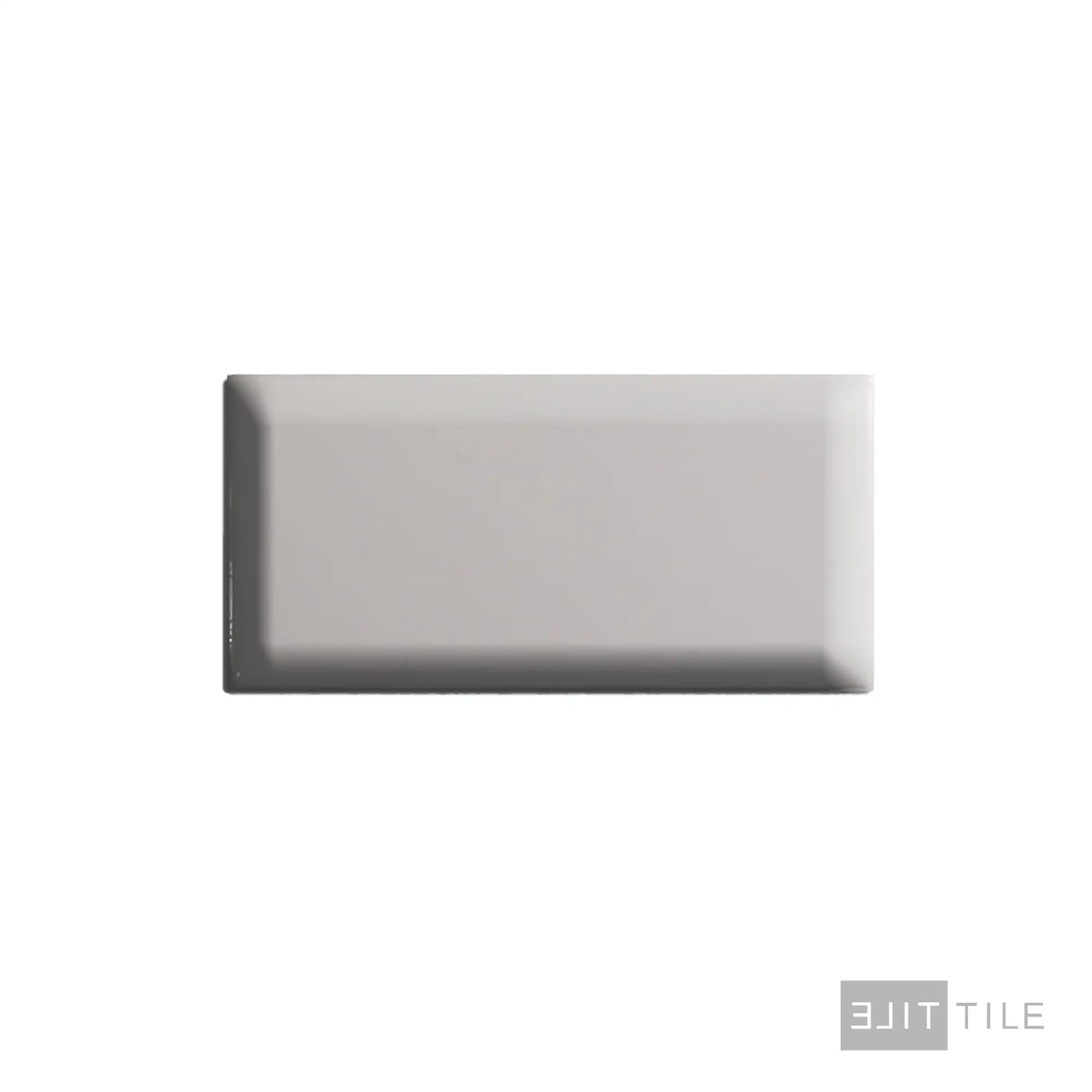 Color Wheel Beveled Wall Tile 3X6 White Glossy