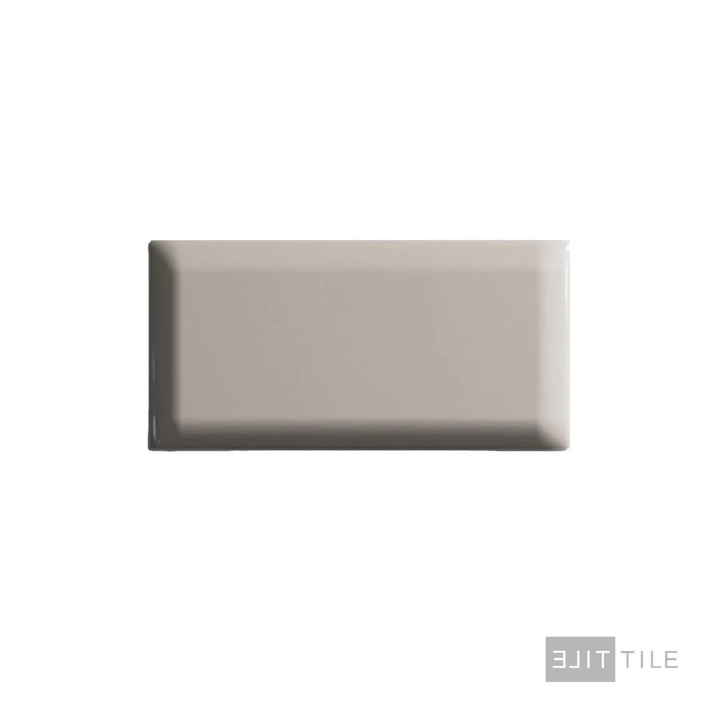 Color Wheel Beveled Wall Tile 3X6 Almond Glossy
