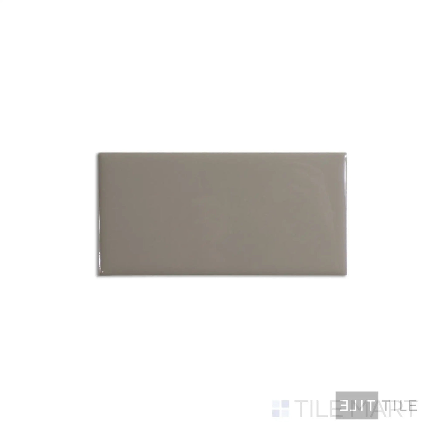 Color Wheel Ceramic Wall Tile 3X6 Architectural Gray Glossy