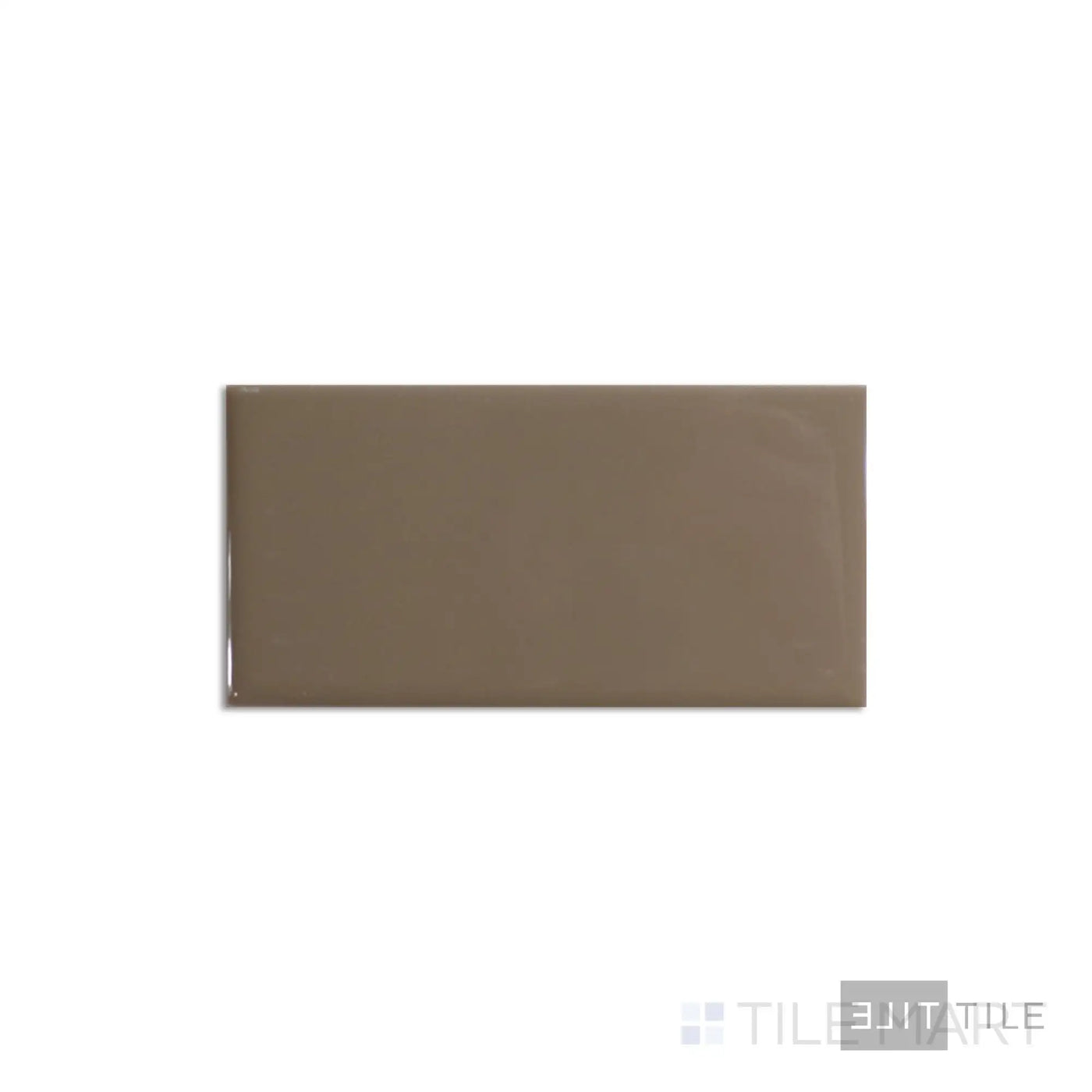 Color Wheel Ceramic Wall Tile 3X6 Elemental Tan Glossy