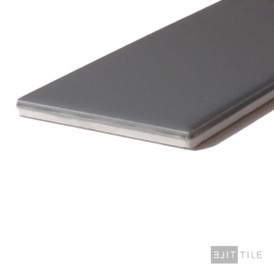 Color Wheel Ceramic Wall Tile 3X6 Suede Gray Glossy