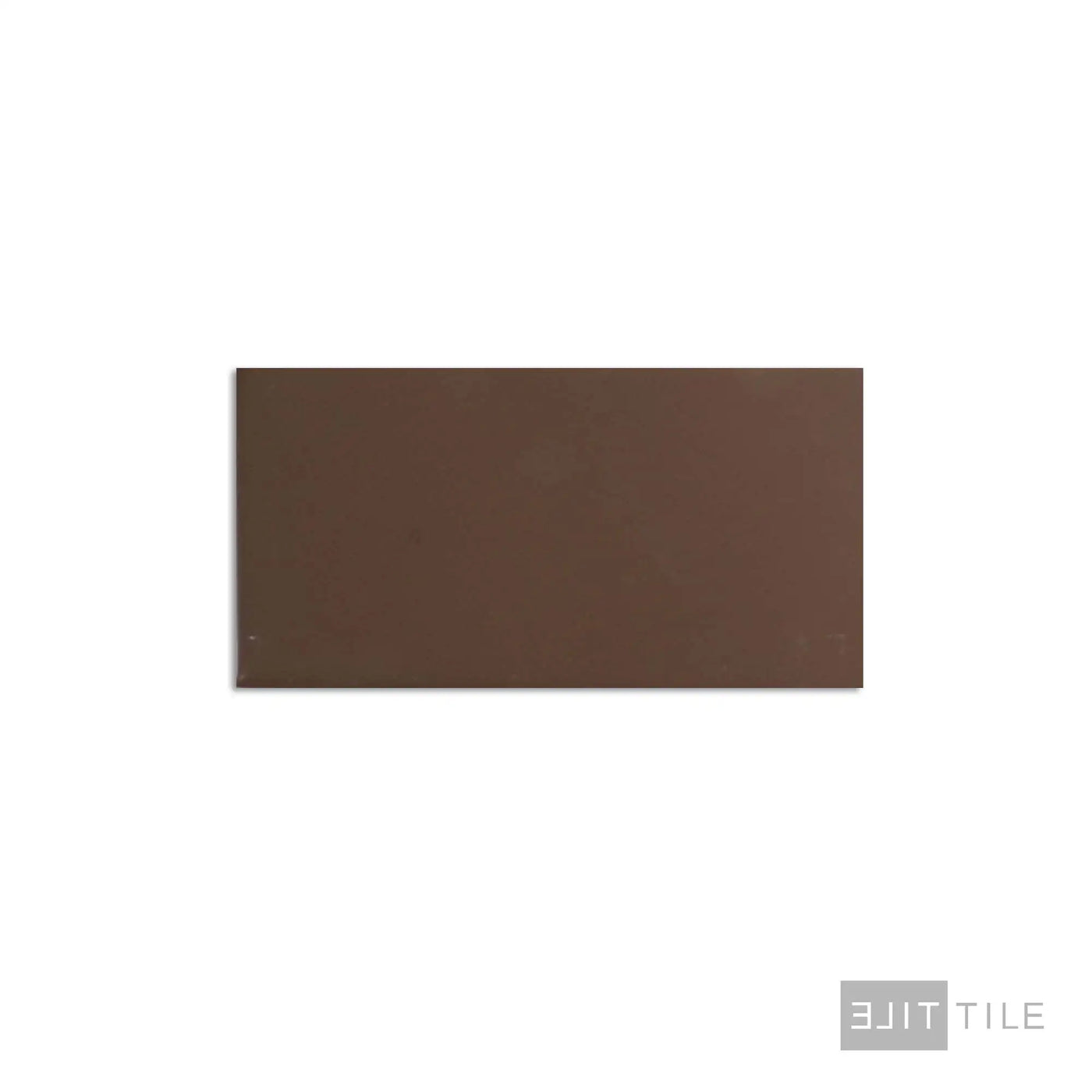 Color Wheel Ceramic Wall Tile 3X6 Artisan Brown Matte