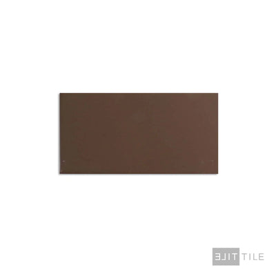 Color Wheel Ceramic Wall Tile 3X6 Artisan Brown Matte
