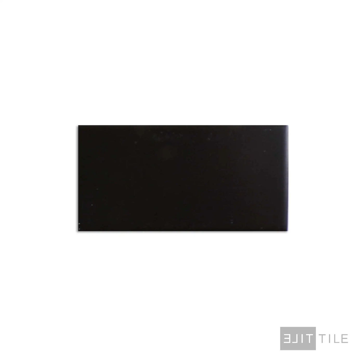 Color Wheel Ceramic Wall Tile 3X6 Black Matte