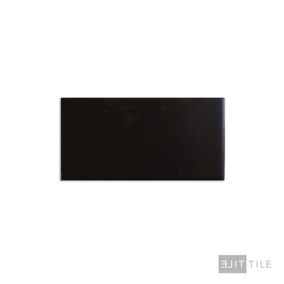 Color Wheel Ceramic Wall Tile 3X6 Black Matte