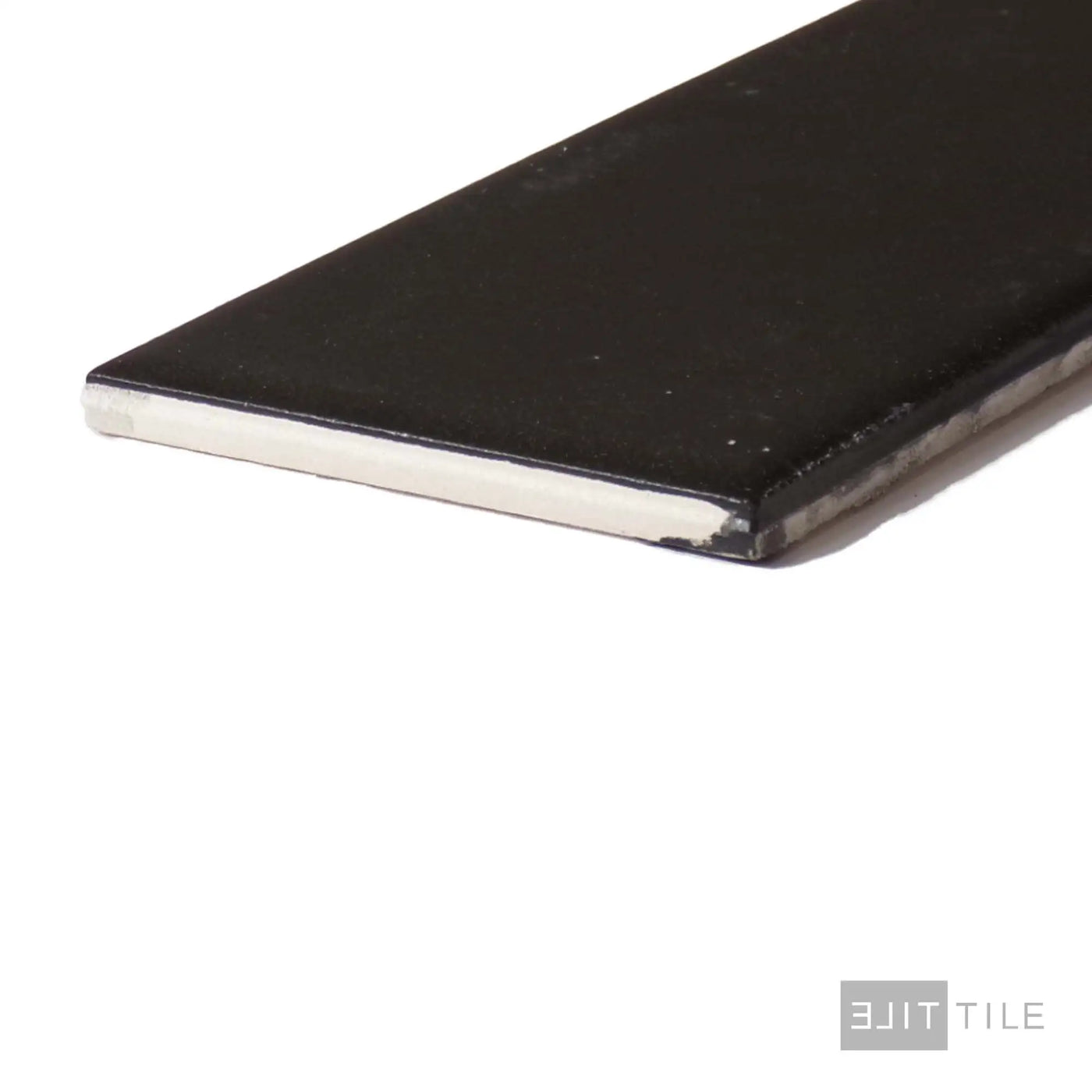 Color Wheel Ceramic Wall Tile 3X6 Black Matte