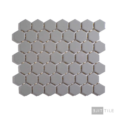 Color Wheel 1.5" Ceramic Mosaic 12X14 Desert Gray Glossy
