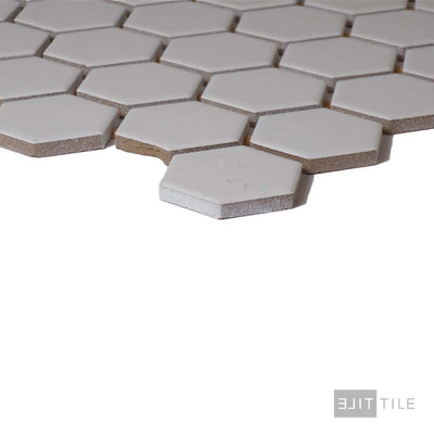 Color Wheel 1.5" Ceramic Mosaic 12X14 Arctic White Matte