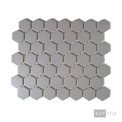 Color Wheel 1.5" Ceramic Mosaic 12X14 Desert Gray Matte