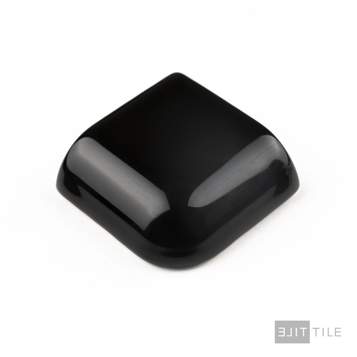 Color Wheel Classic Ceramic Radius Bullnose Corner 2X2 K111 Black Glossy