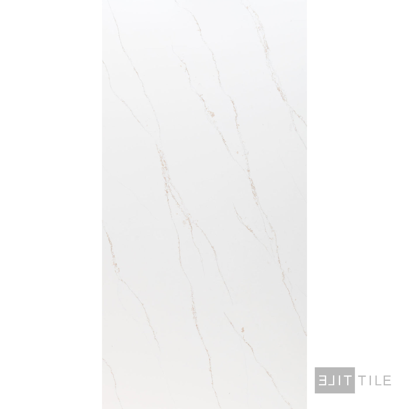 Quartz Prefab Countertop 110X26 Calacatta Arno Polished Elit Tile