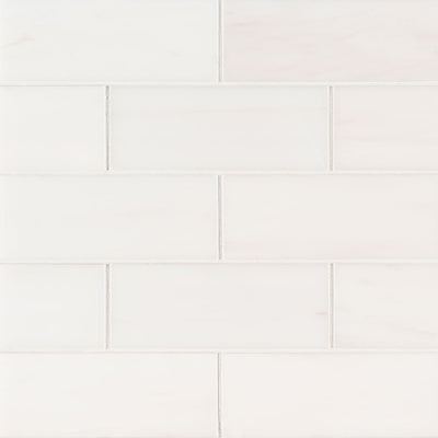 Bianco Dolomite Marble Field Tile 3X6 Polished