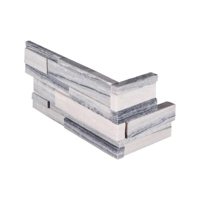 Rockmount Marble Ledger Corner 6X18 Gray Honed