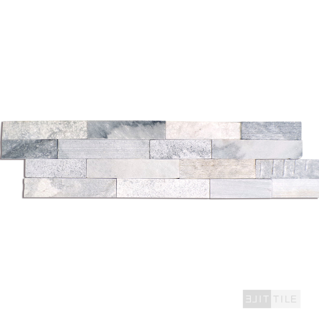 Rockmount Marble Stacked Stone Panel 6X24 Gray Misc. – Elit Tile