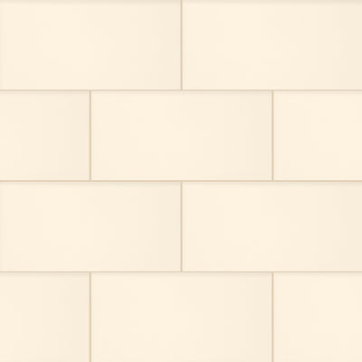 Domino Porcelain Subway Tile 3X6 Almond Glossy