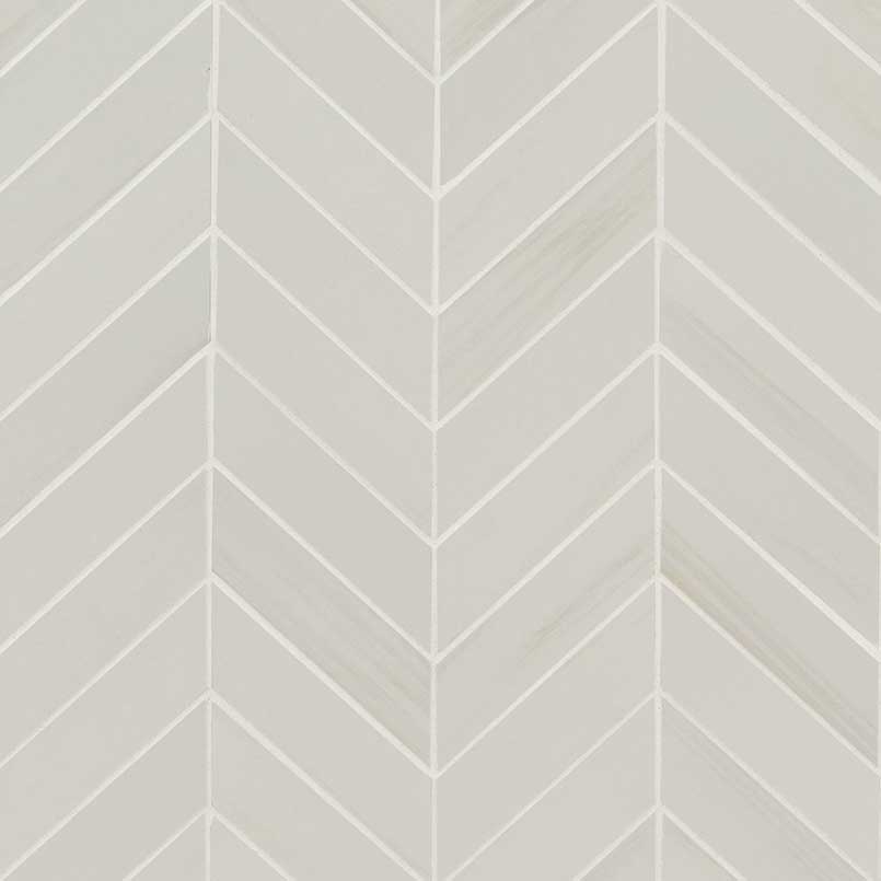 Eden Chevron Porcelain Mosaic 12X15 Dolomite Matte