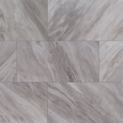 Eden Porcelain Field Tile 12X24 Bardiglio Matte