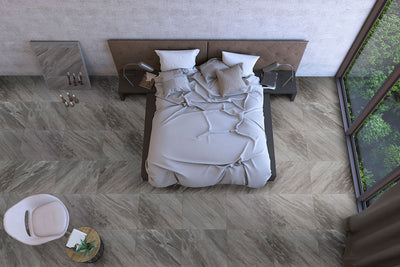 Eden Porcelain Field Tile 24X24 Bardiglio Matte