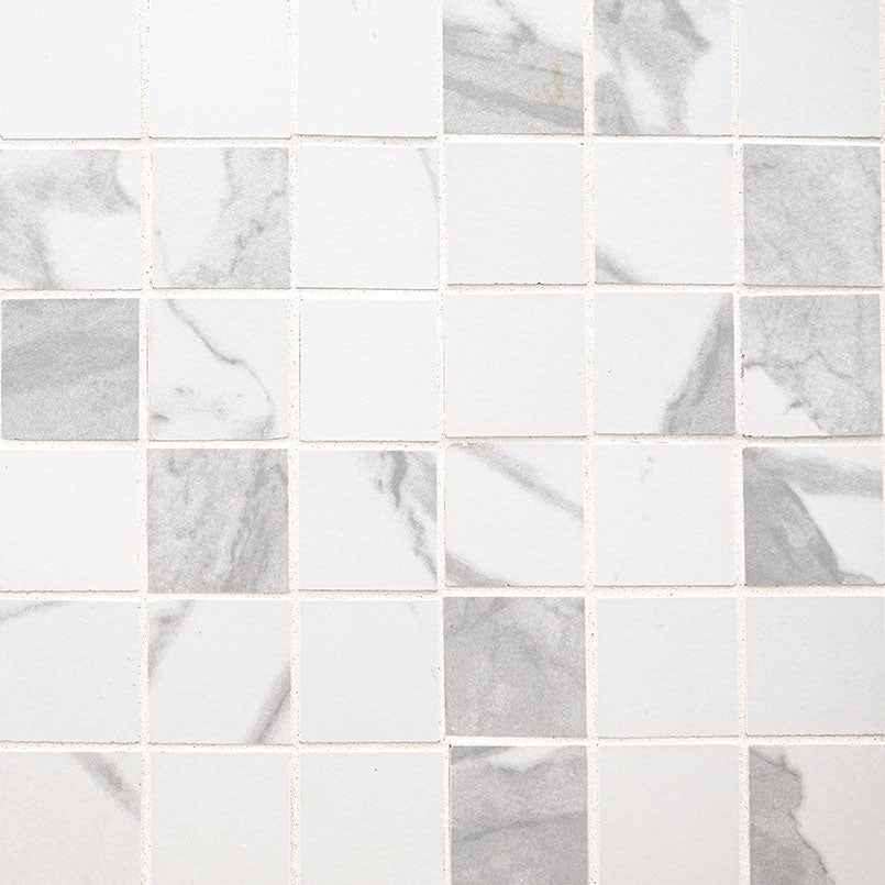 Eden 2X2 Porcelain Mosaic 12X12 Statuary Matte