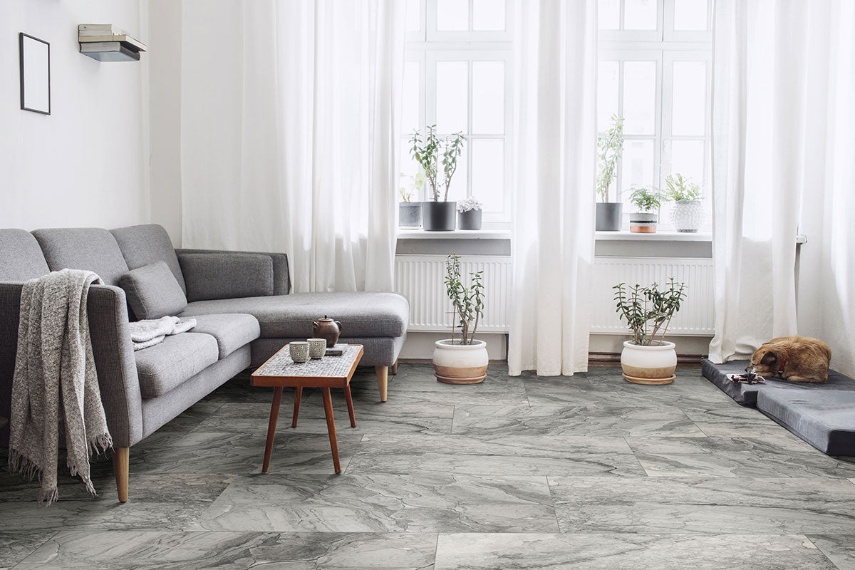 Kaya Porcelain Field Tile 12X24 Onda Gray Matte