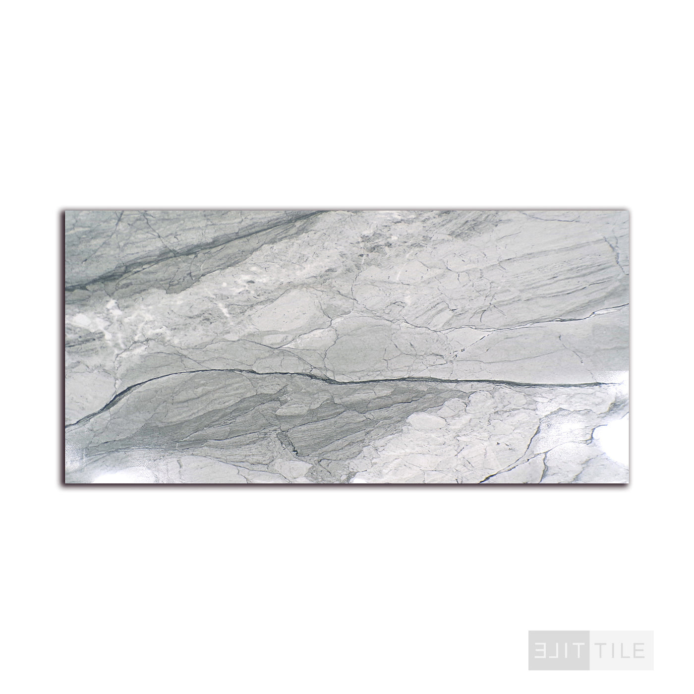 Kaya Porcelain Field Tile 12X24 Onda Gray Polished