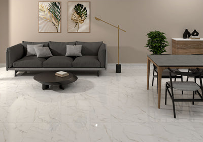 Kaya Porcelain Field Tile 24X24 Calacatta Lucca Matte