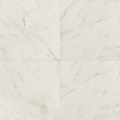 Kaya Porcelain Field Tile 24X24 Carrara Bianco Polished