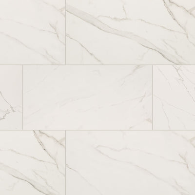 Kaya Porcelain Field Tile 24X48 Calacatta Venato Polished