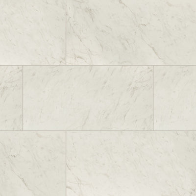 Kaya Porcelain Field Tile 24X48 Carrara Bianco Matte