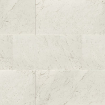 Kaya Porcelain Field Tile 24X48 Carrara Bianco Polished