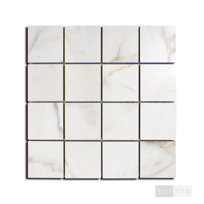 Kaya Porcelain Mosaic 12X12 Calacatta Lucca Matte